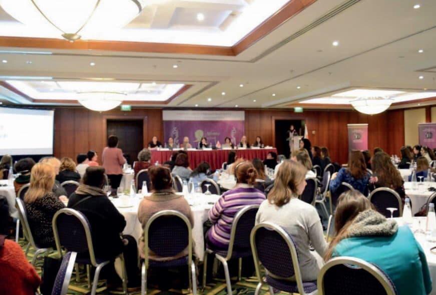 Freedom Square, Tbilisi: Georgia’s lajna hold women leaders event