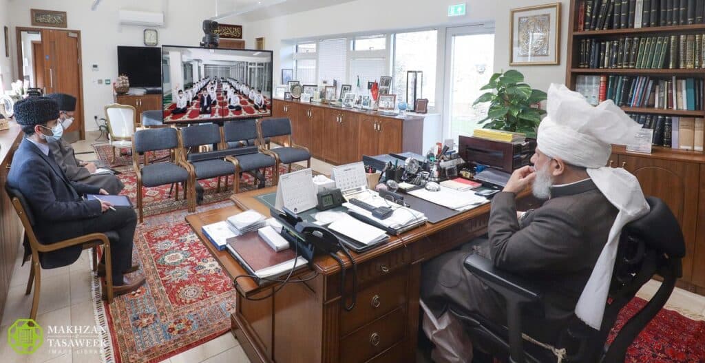 Whenever any tree is cut down, you should plant two to replace it: Huzoor gives guidance on an array of issues to Waqf-e-Nau Indonesia