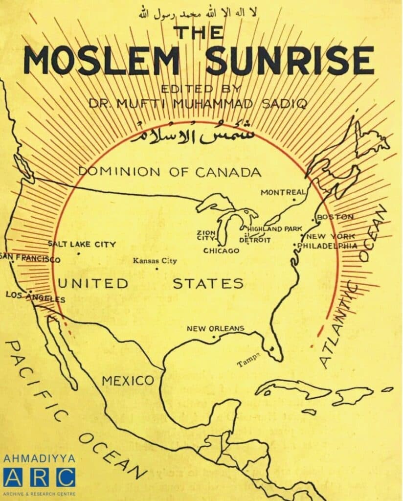 100 Years Ago… – Launch of The Moslem Sunrise in America, Jamaat in Baghdad and foundation of Ahmadiyya Mosque in Kohat