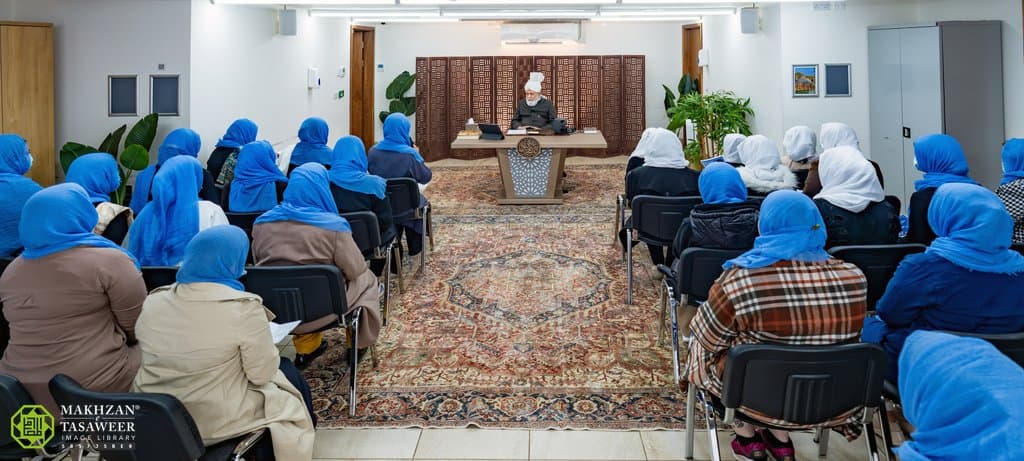 In an uncertain world, where can one find safety? Lajna members and nasirat from Finland meet Huzoor