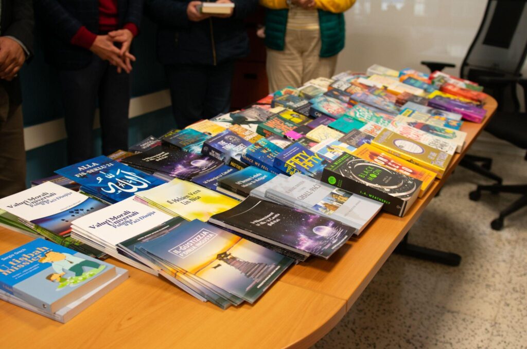 Bookstalls are also set up as part of the charitable activities in Malta.