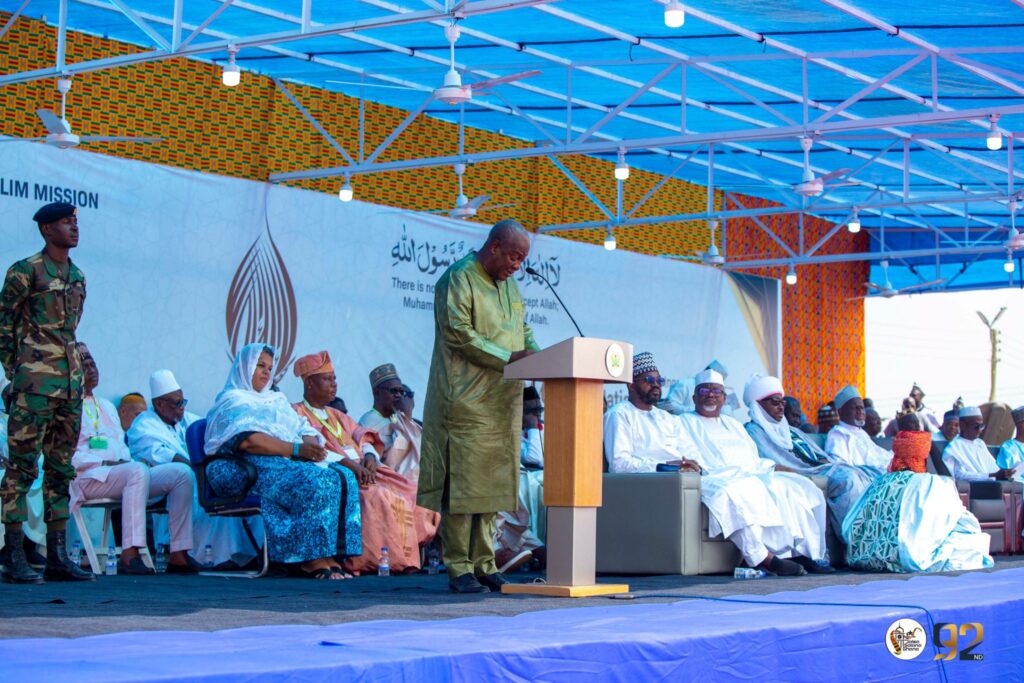 President Mahama attends 92nd Jalsa Salana Ghana