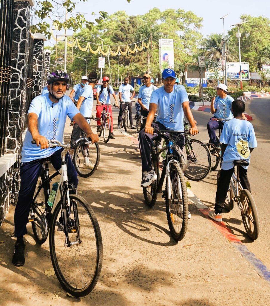 First trip of Masroor Peace Cycling Club Liberia