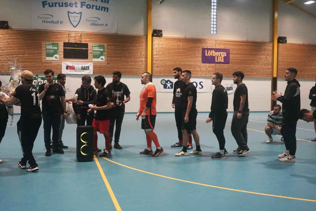 Majlis Khuddam-ul-Ahmadiyya Norway and Humanity First UK collaborate for #GoalForGaza Foosball tournament