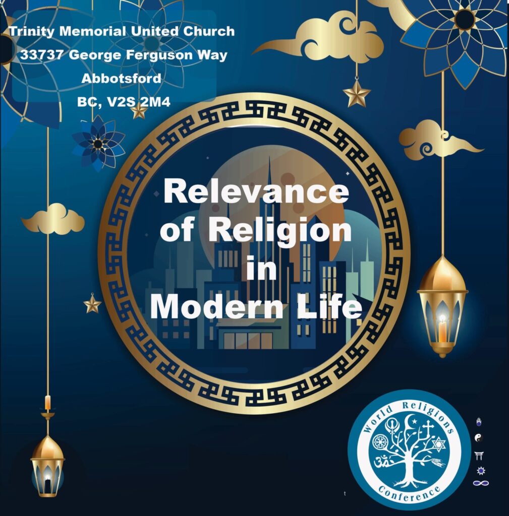 18th World Religions Conference held in Abbotsford, Canada